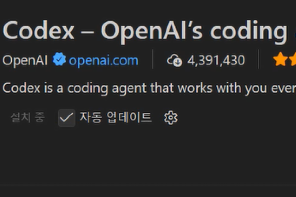 ChatGPT Pro 활용법: VS Code에 Codex 설치하고 코딩 AI 쓰기
