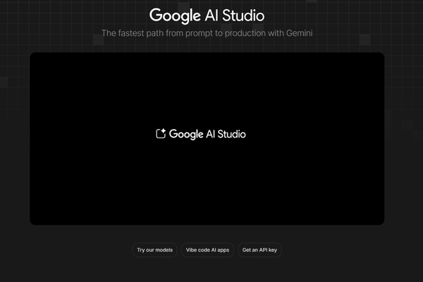 Google AI Studio 앱 만들기 5단계 가이드